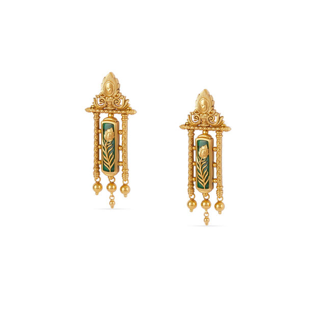 Tanishq 22KT Gold Necklace Set 4