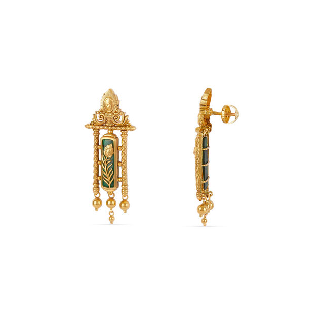 Tanishq 22KT Gold Necklace Set 5