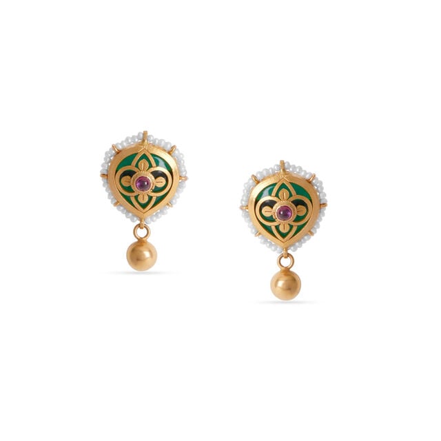 Tanishq 22KT Gold Necklace Set 3