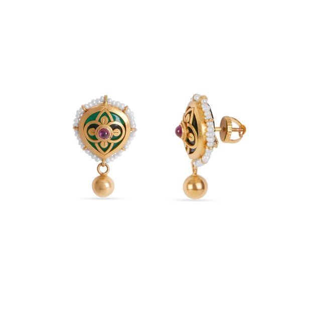 Tanishq 22KT Gold Necklace Set 4