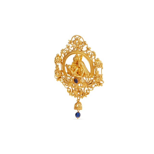 Tanishq 22KT Gold Pendant 4