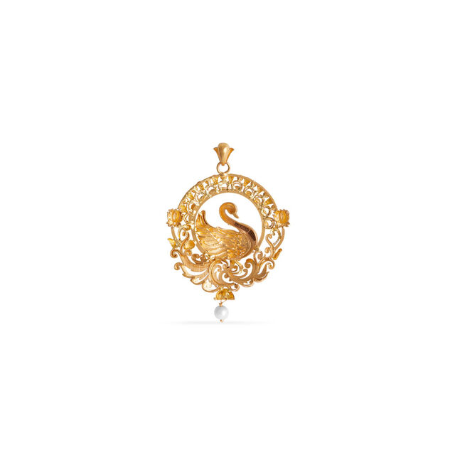 Tanishq 22KT Gold Pendant 3
