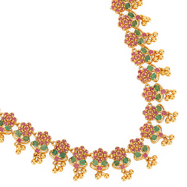 Tanishq 22KT Gold Necklace Set for Women 2