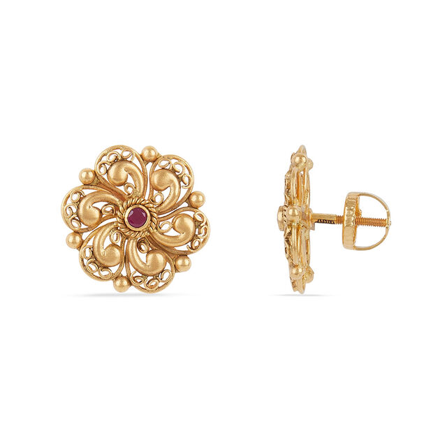 Tanishq 22KT Gold Necklace Set for Women 4