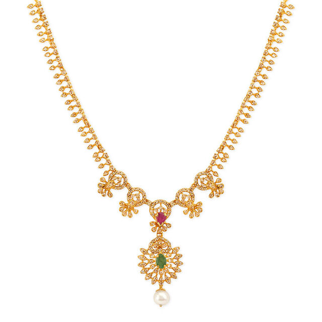 Tanishq 22KT Gold Necklace Set for Women 2