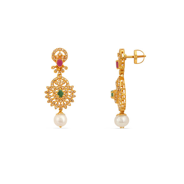 Tanishq 22KT Gold Necklace Set for Women 4