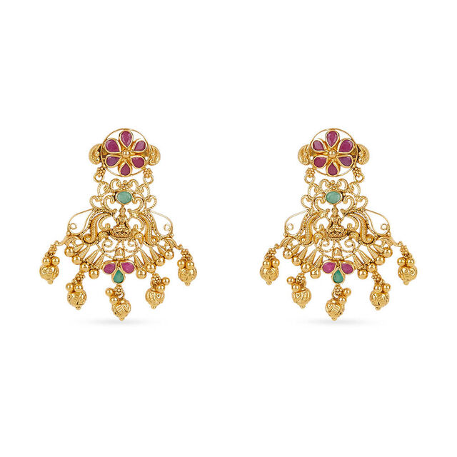 Tanishq 22KT Gold Necklace Set for Women 4