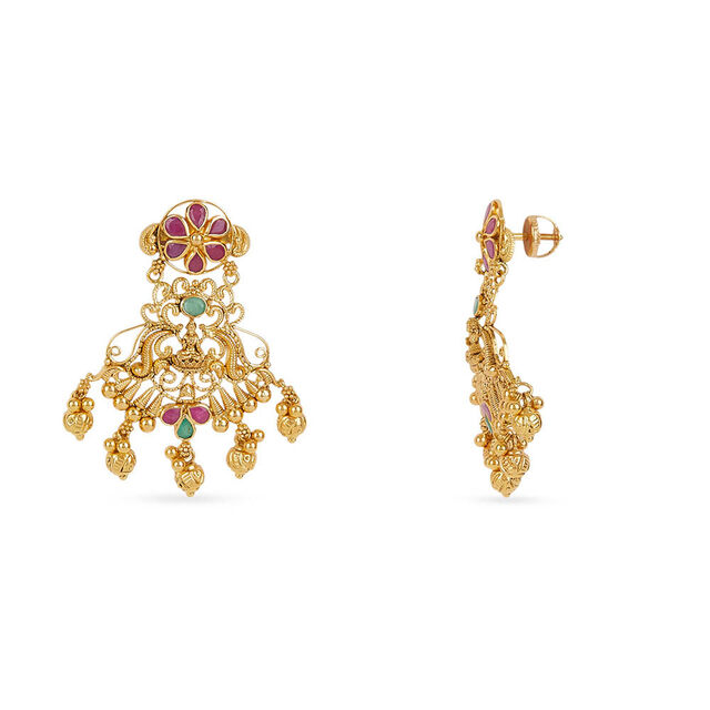Tanishq 22KT Gold Necklace Set for Women 5