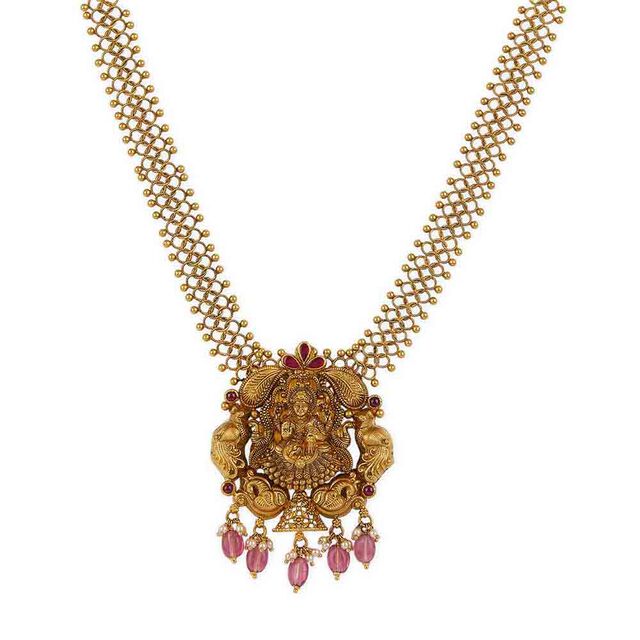 Tanishq 22KT Gold Necklace Set for Women 2