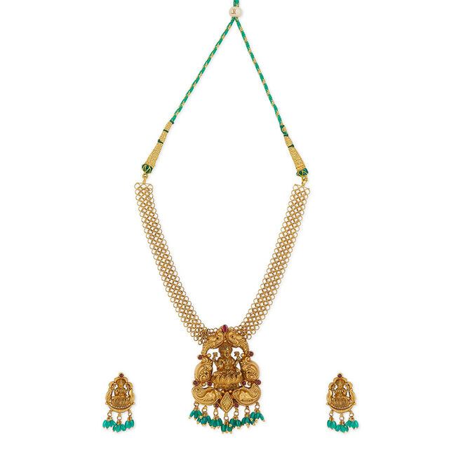 Tanishq 22KT Gold Necklace Set for Women 