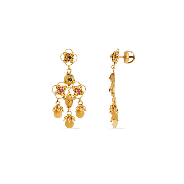 Tanishq 22KT Gold Necklace Set for Women 4