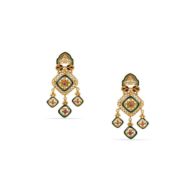 Tanishq 22KT Gold Necklace Set for Women 4