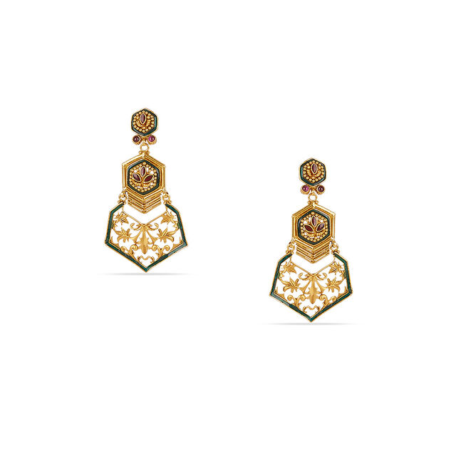 Tanishq 22KT Gold Necklace Set for Women 4
