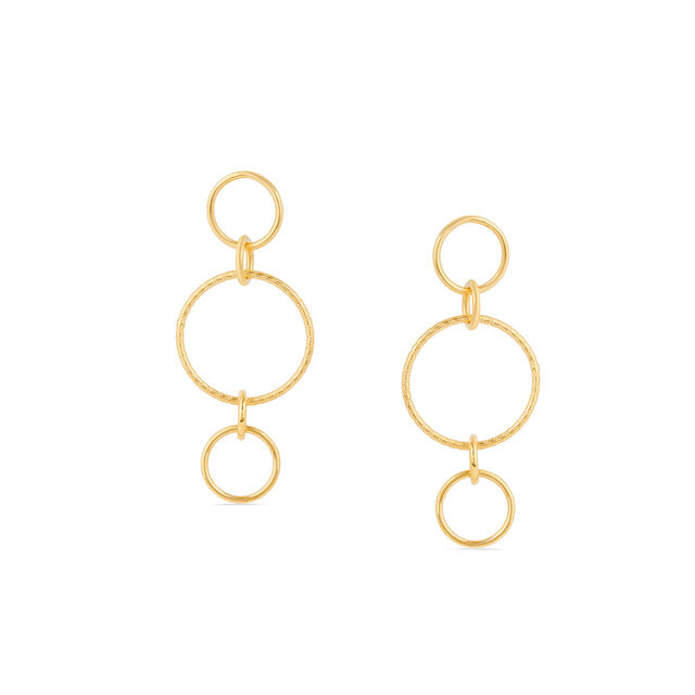 Tanishq 22KT Gold Earrings for Women 