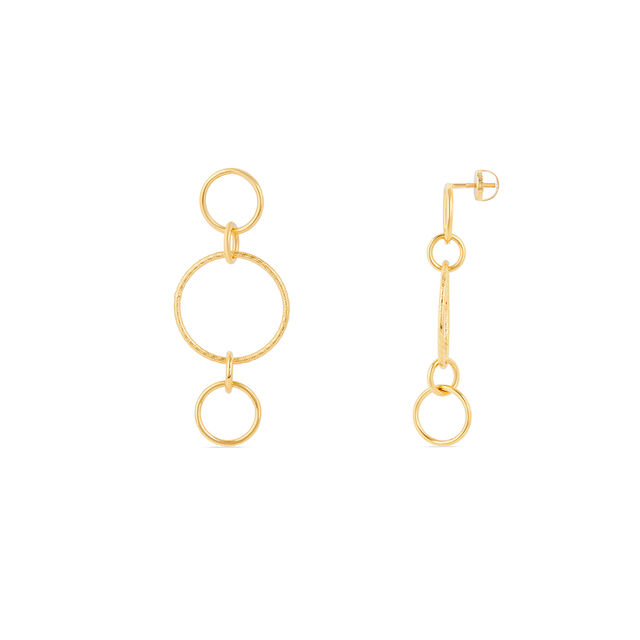 Tanishq 22KT Gold Earrings for Women 2
