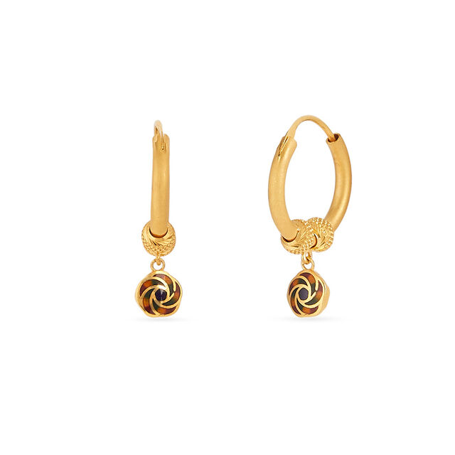 Tanishq 22KT Gold Earrings for Women 4