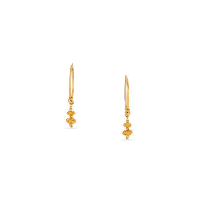 Tanishq 22KT Gold Earrings for Women 