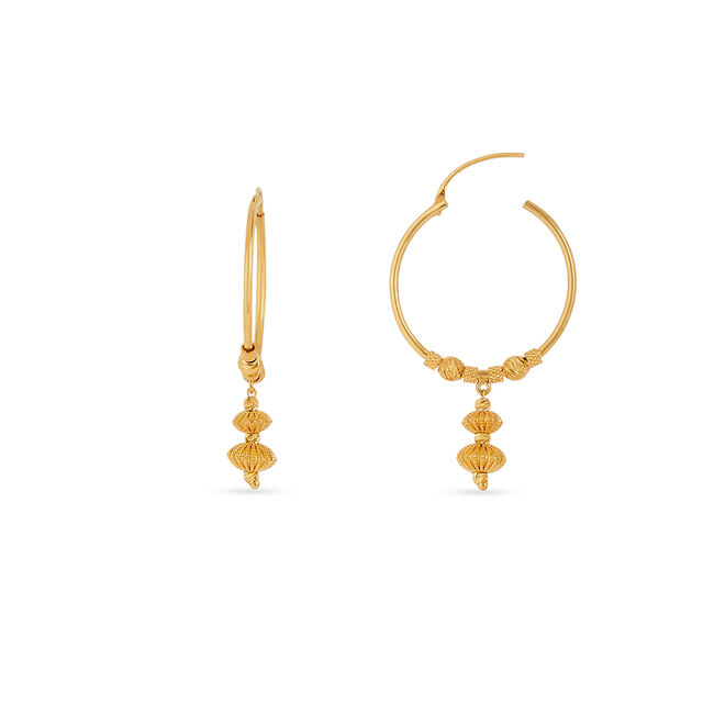 Tanishq 22KT Gold Earrings for Women 2