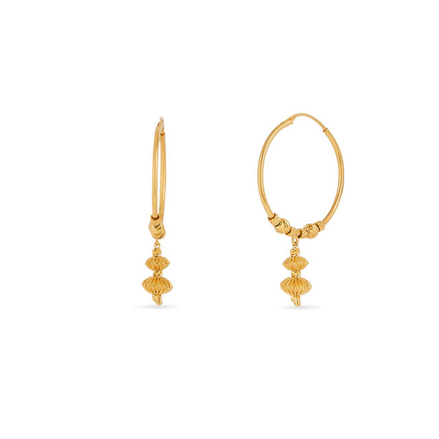 Tanishq 22KT Gold Earrings for Women 3
