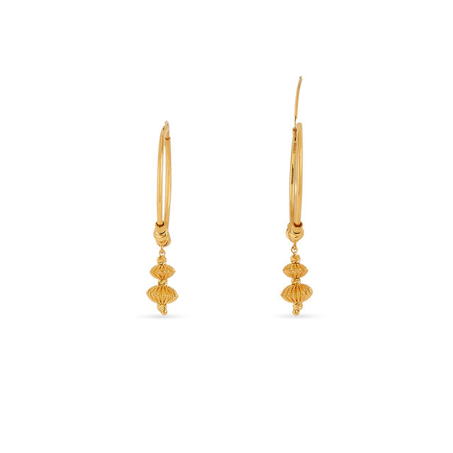 Tanishq 22KT Gold Earrings for Women 4