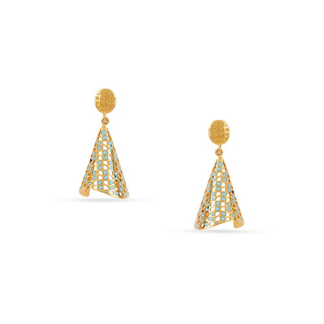 Tanishq 22KT Gold Earrings for Women 