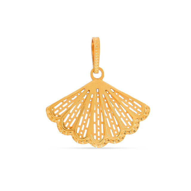 Tanishq 22KT Gold Pendant for Women 