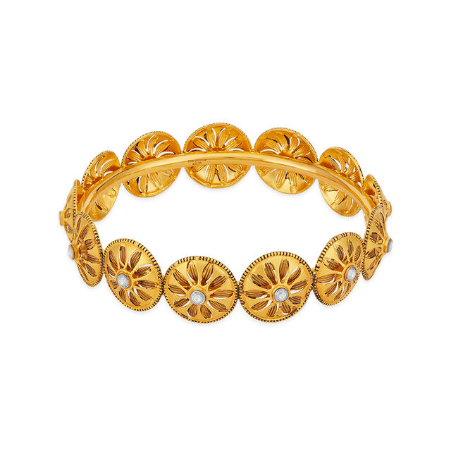 Tanishq 22KT Gold Bangle for Women 