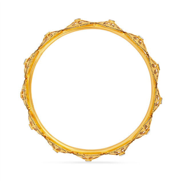 Tanishq 22KT Gold Bangle for Women 3