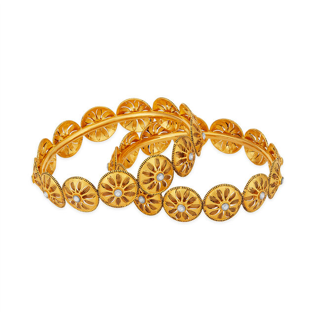 Tanishq 22KT Gold Bangle for Women 4