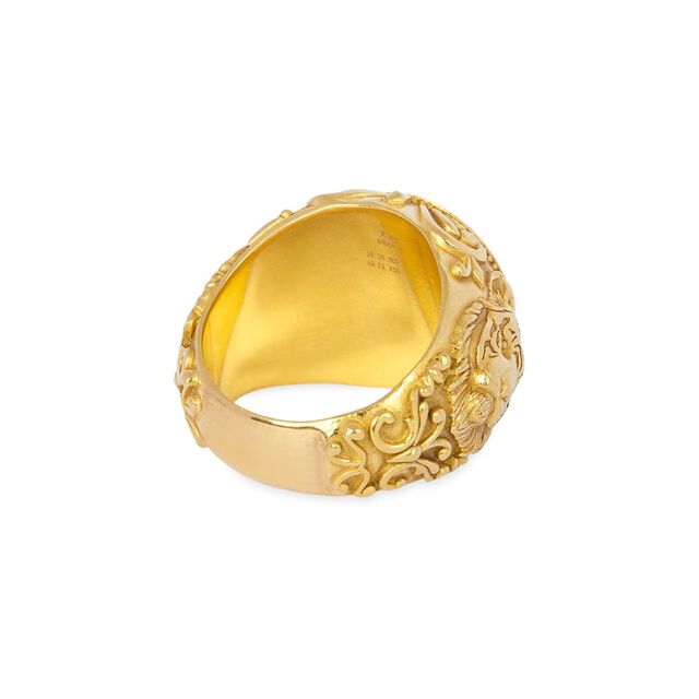 Tanishq 22KT Synthetic Stone Finger Ring for Women 4