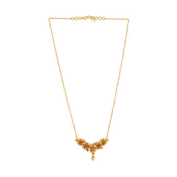 Tanishq 22KT  Flora Bundle Necklace? for Women