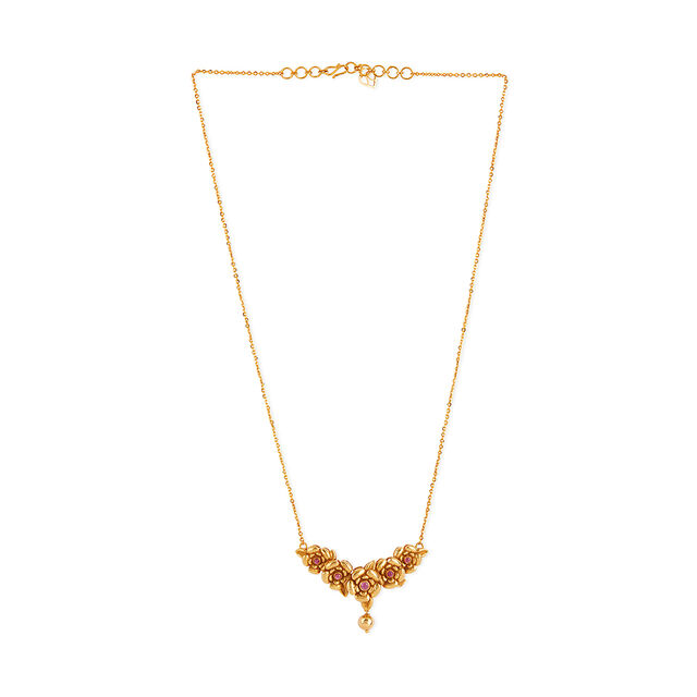 Tanishq 22KT  Flora Bundle Necklace? for Women 