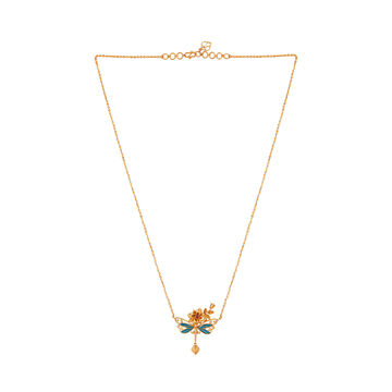 Tanishq 22KT The Garden Flight Necklace for Women