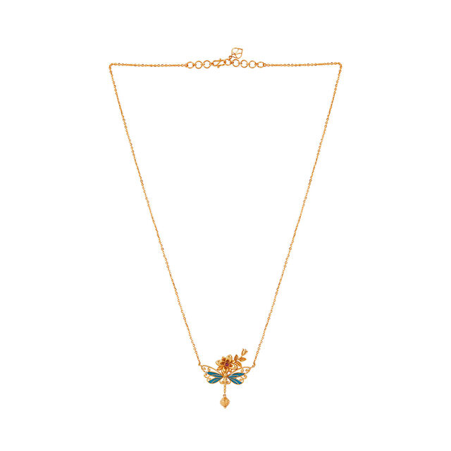 Tanishq 22KT The Garden Flight Necklace for Women 