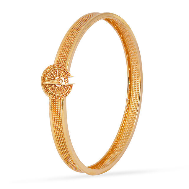 Tanishq 22KT Kalaripayattu Warrior Kada for Men 3