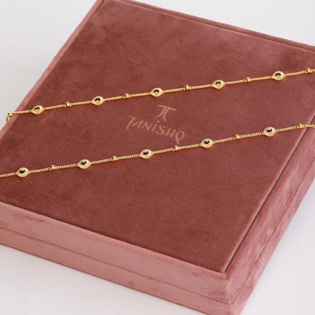 Peacock Eye Inspired Anklet 6