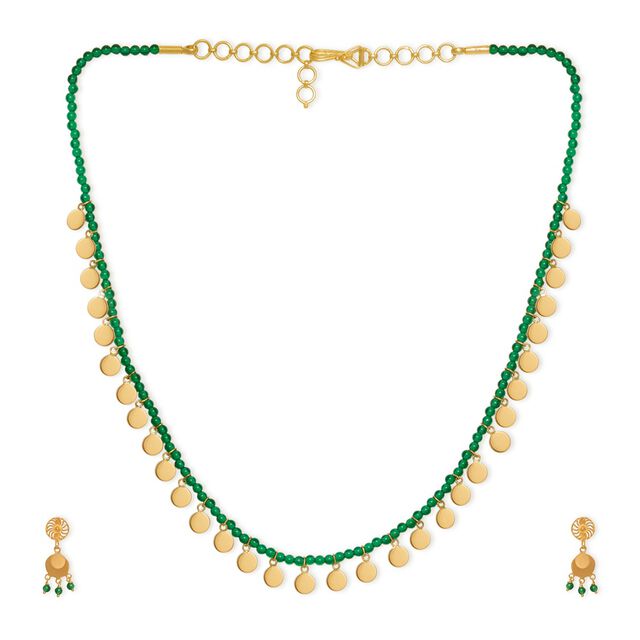 Tanishq 22KT Gold Necklace Set 2