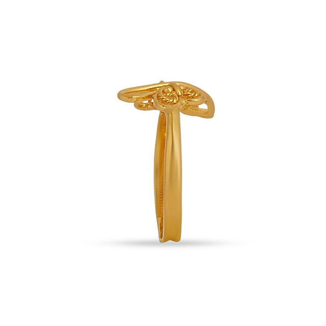 Tanishq 22KT Diamond Finger Ring 3