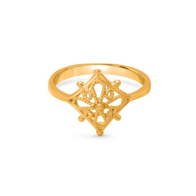 Tanishq 22 Karat Gold Finger Ring 2