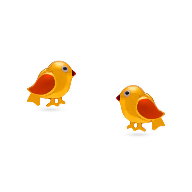 Adorable Bird Necklace and Earrings Set