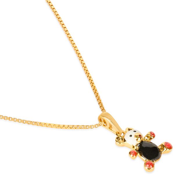 Tanishq 22KT Gold Pendant with Chain 3