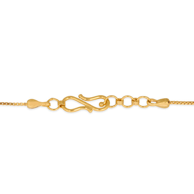 Tanishq 22KT Gold Pendant with Chain 4