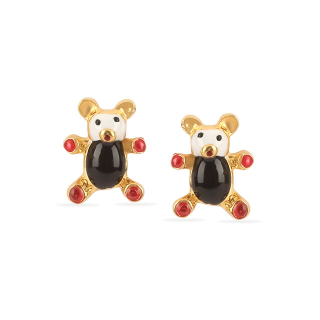 Tanishq 22 Karat Gold Earrings 