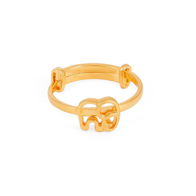 Tanishq 22KT Diamond Finger Ring 