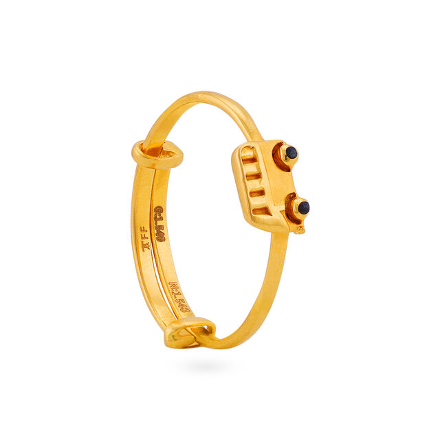 Playful Gold Kid's Ring