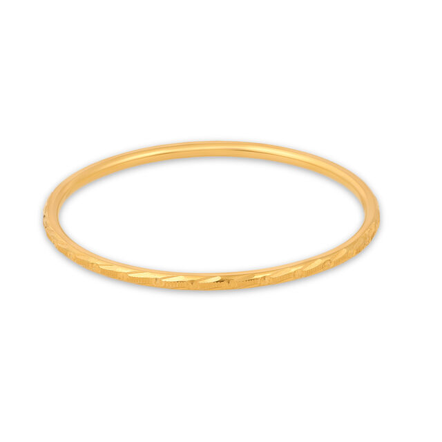 Petite Whimsy Gold Bangle