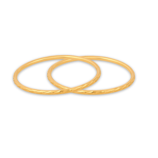 Petite Whimsy Gold Bangle