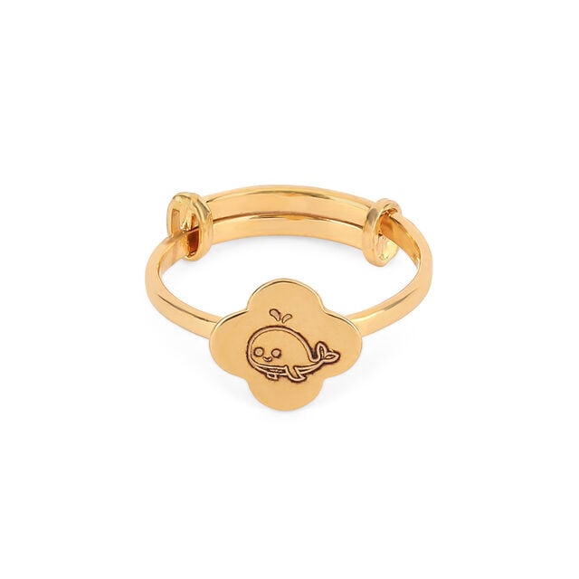 Tanishq 22 KT Gold Finger Ring for Kids