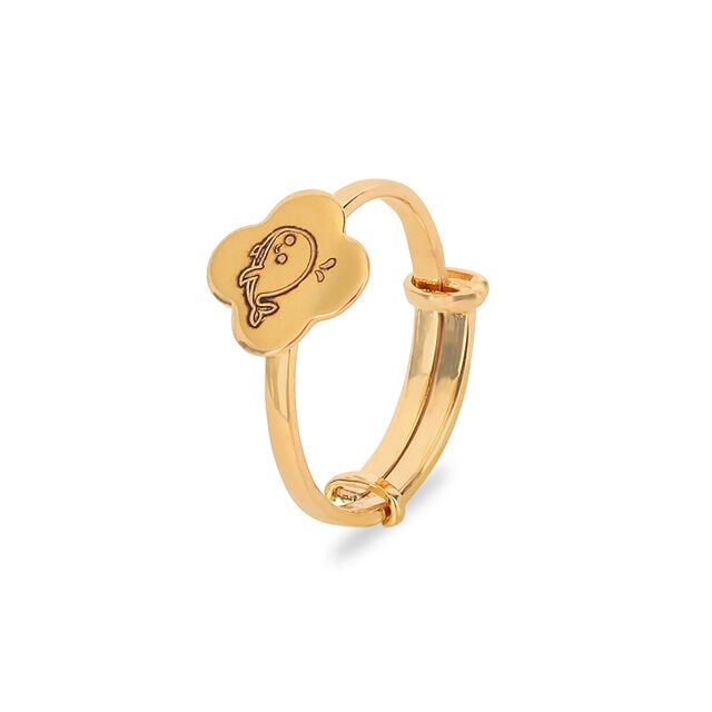 Tanishq 22 KT Gold Finger Ring for Kids