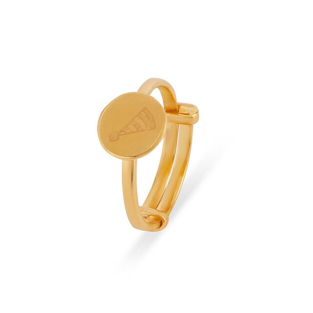 Tanishq 22KT Gold Finger Ring for Women 2